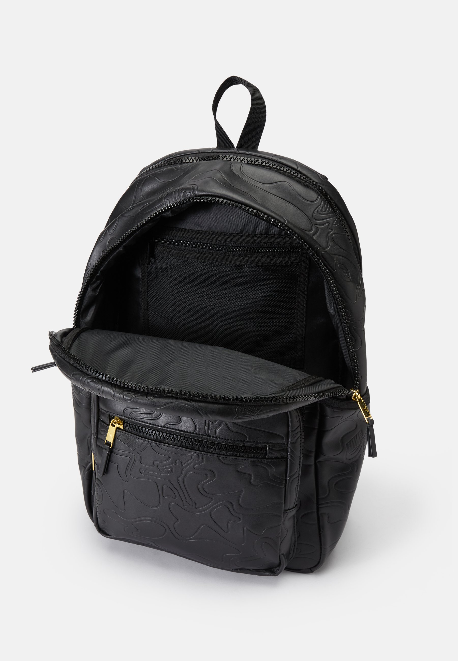 Jordan JAM TOPOGRAPHIC BACKPACK - Rucksack - black/gold-coloured