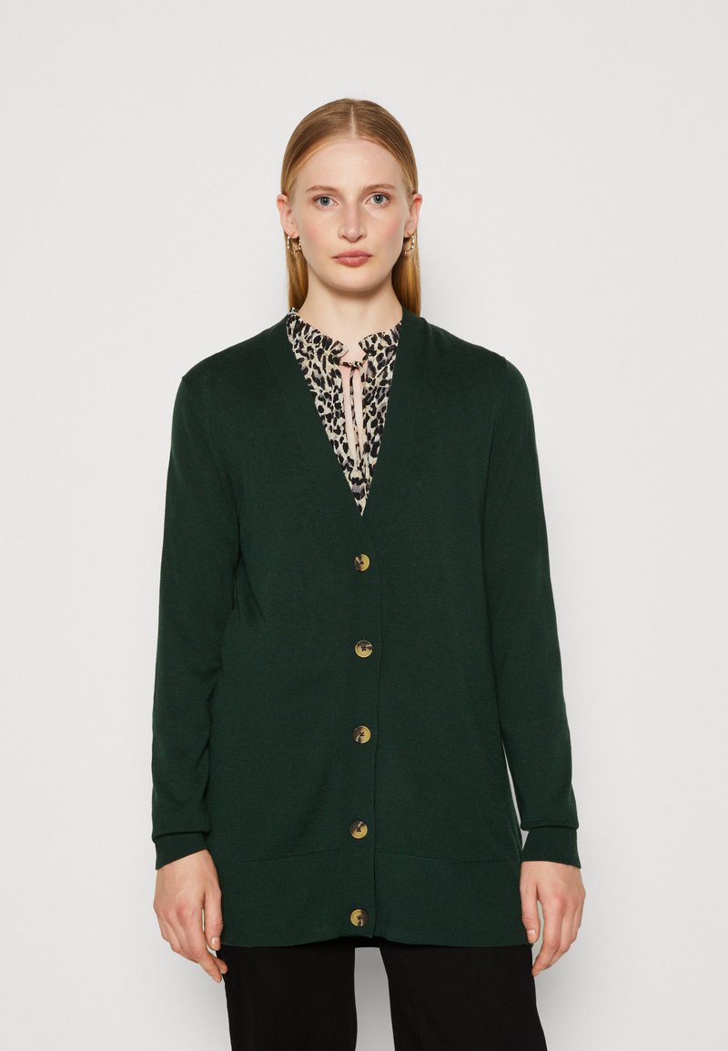 Gap Tall LONG Vest bottle green/donkergroen Zalando.nl