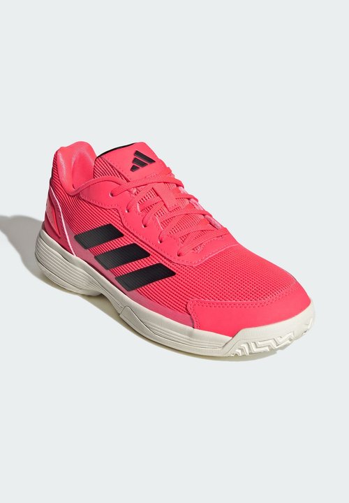 adidas CRAZYQUICK - Carpet court tennis shoes - solar turbo core black/off white — foto 2