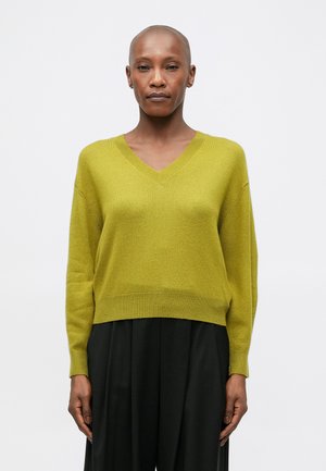RELEXED VEE - Camisola - olive oil