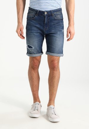 Jeansshorts - dark-blue denim