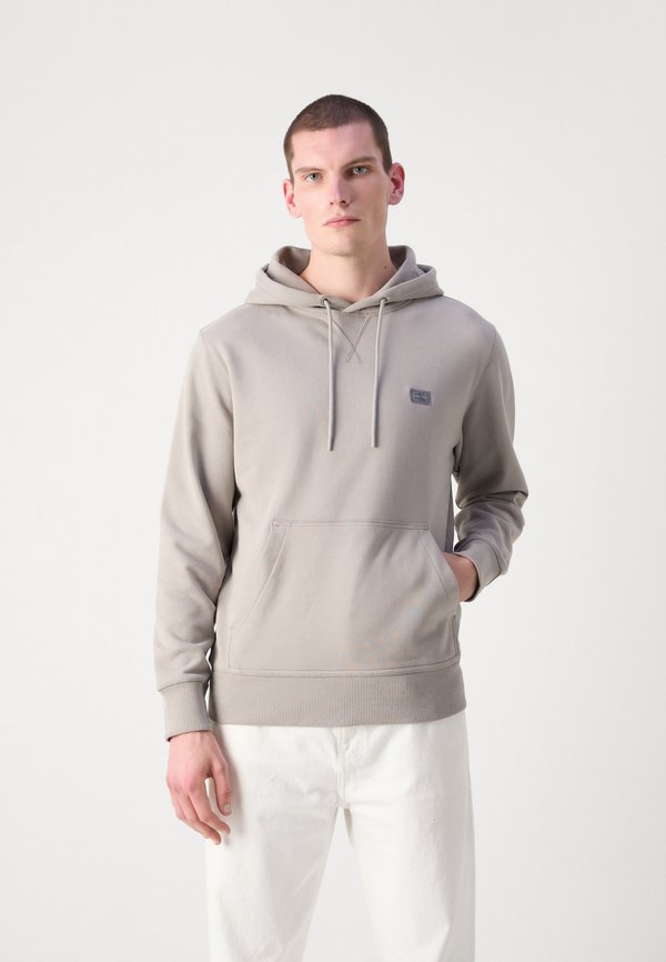 LABEL HOODIE - Sweatshirt - rock ridge2