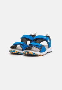 Superfit CRISS CROSS UNISEX - Vaellussandaalit - blau/orange