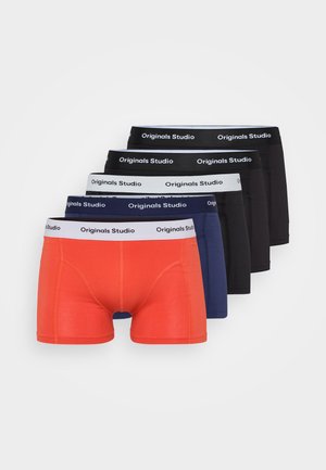JACVESTERBRO SOLID TRUNKS 5 PACK - Uske bokserice - black/summer fig/dark navy