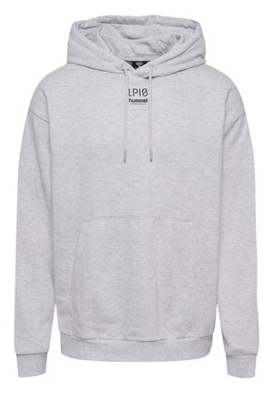 BOXY - Kapuzenpullover - light grey melange