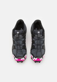 Salomon SPEEDCROSS 6 - Sapatilhas de trail running - ebony/white/very berry