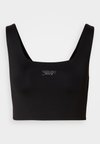 SLIM SCRIPT TANK - Viršus - black