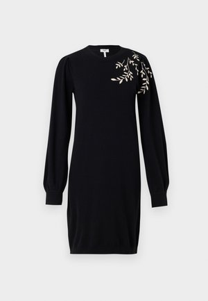 Object OBJTHESS - Haljina s naramenicama - black