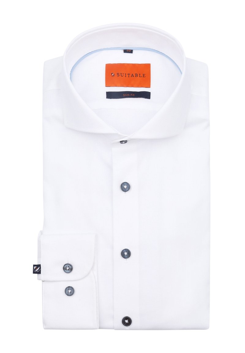 Suitable MELANGE Shirt wit/white Zalando
