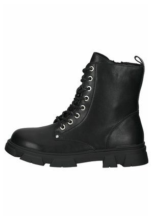 STIEFELETTE - Lace-up ankle boots - black bkbkk