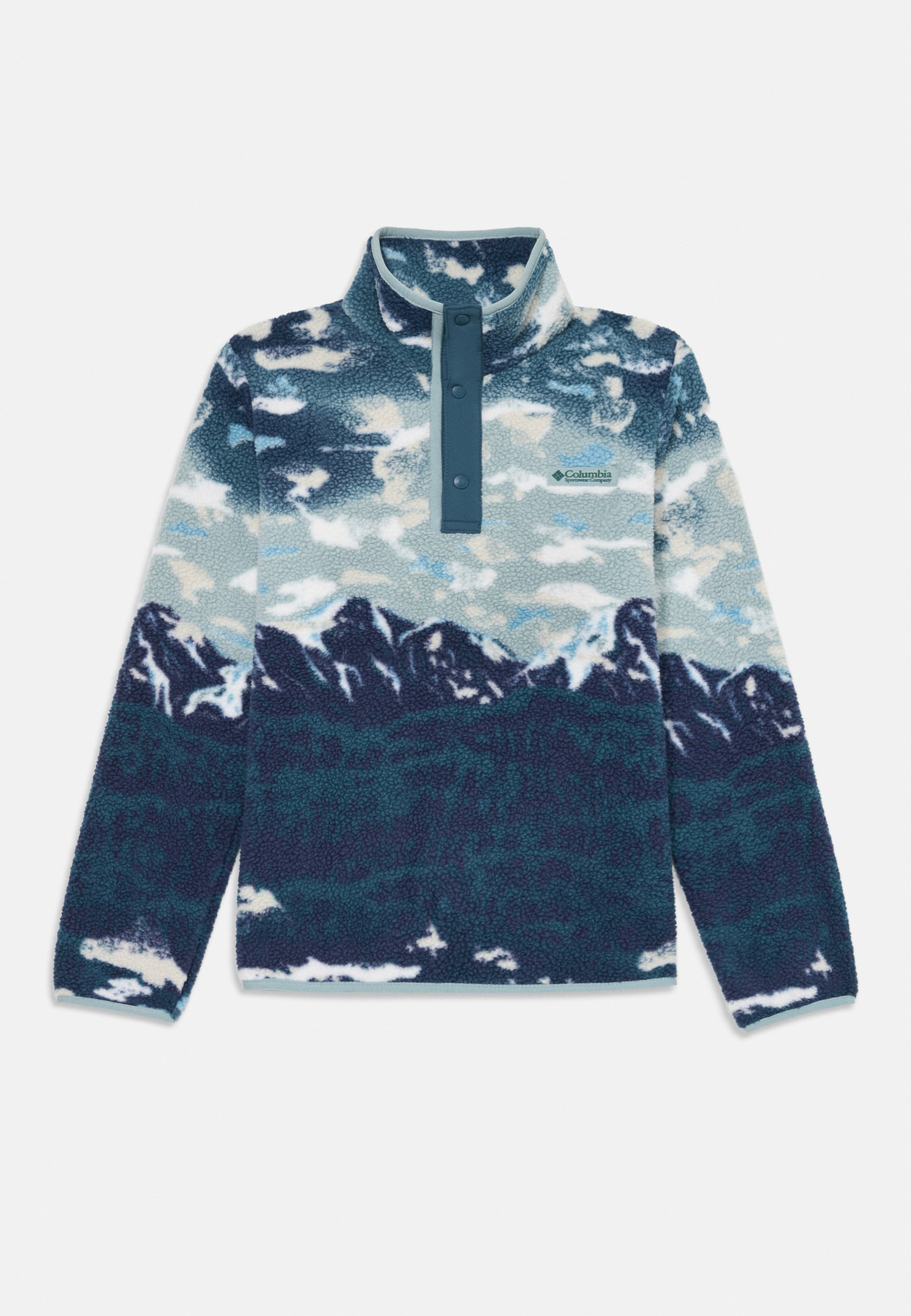 Columbia HELVETIA PRINTED HALF SNAP Fleece jumper crushed blue