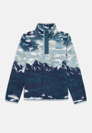 Columbia HELVETIA II PRINTED HALF SNAP - Sweat polaire - crushed blue/everblue