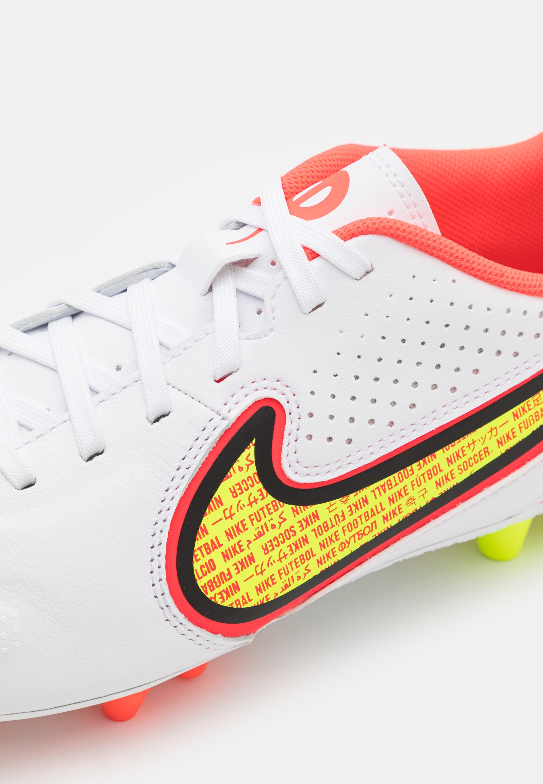 Nike Performance TIEMPO LEGEND 9 ACADEMY AG - Botas de fútbol con tacos -  white/bright crimson/volt/blanco - Zalando.es