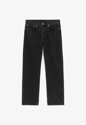 ARKET, CLIFF - Sirgete säärtega teksad - black denim