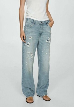 Džínsy s rovným strihom - blue