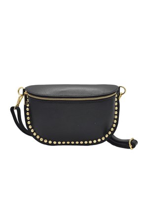 SOLEIL CHIC - BIG BANANE CLOUTÉ - Sac bandoulière - noir
