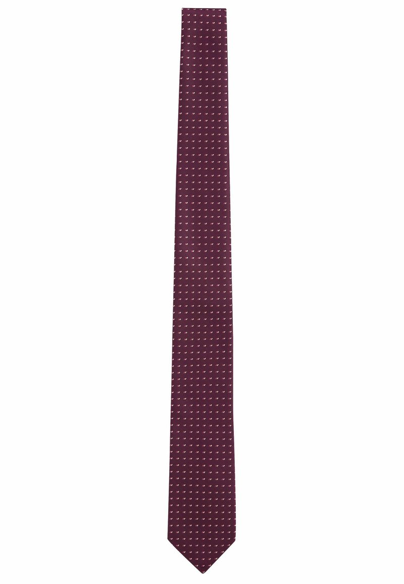 Next - PATTERN - Tie - burgundy red, Enlarge