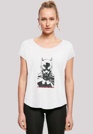 F4NT4STIC DC COMICS BATMAN SOLID STARE - T-shirts med print - white
