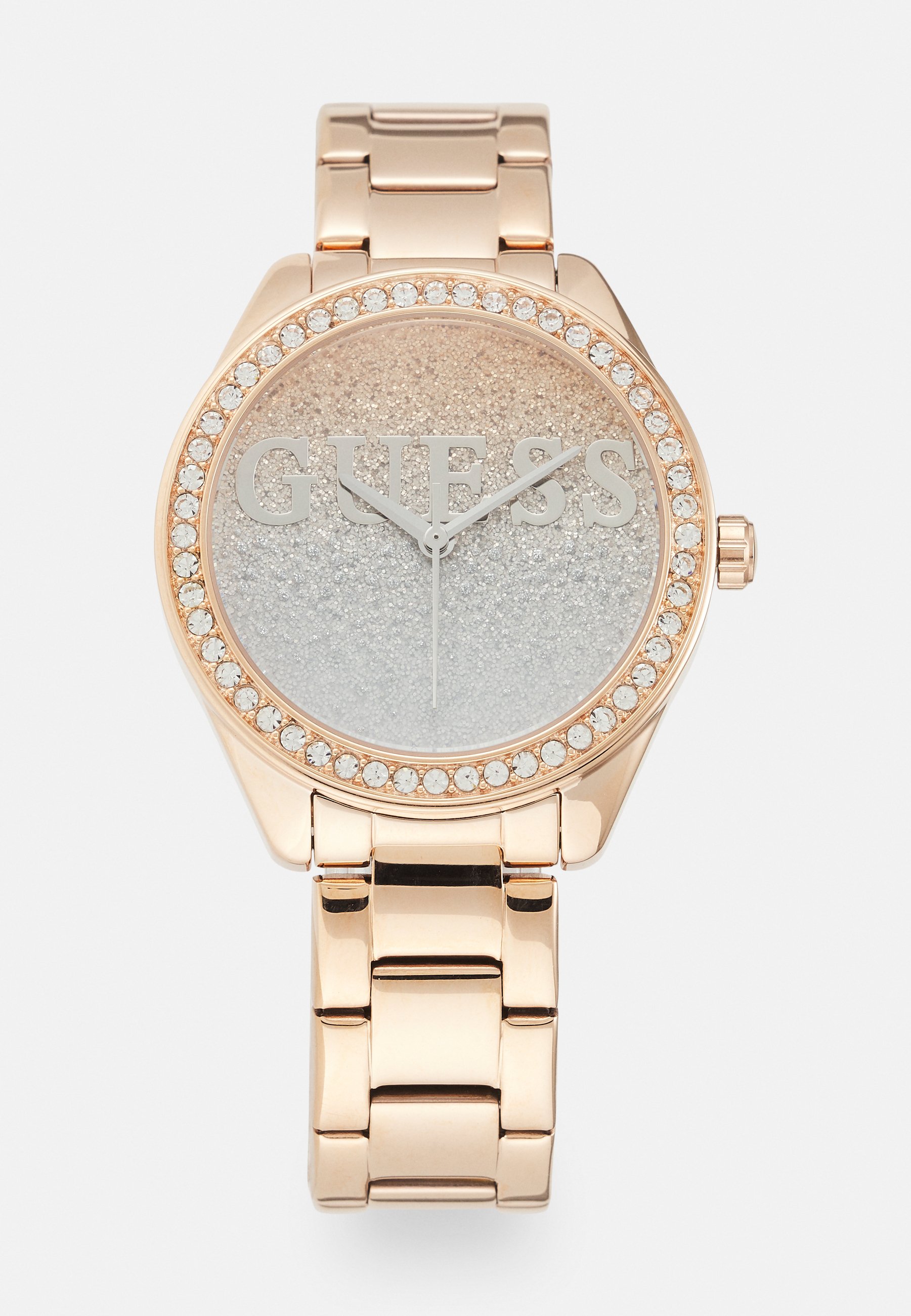 guess horloges dames rose goud