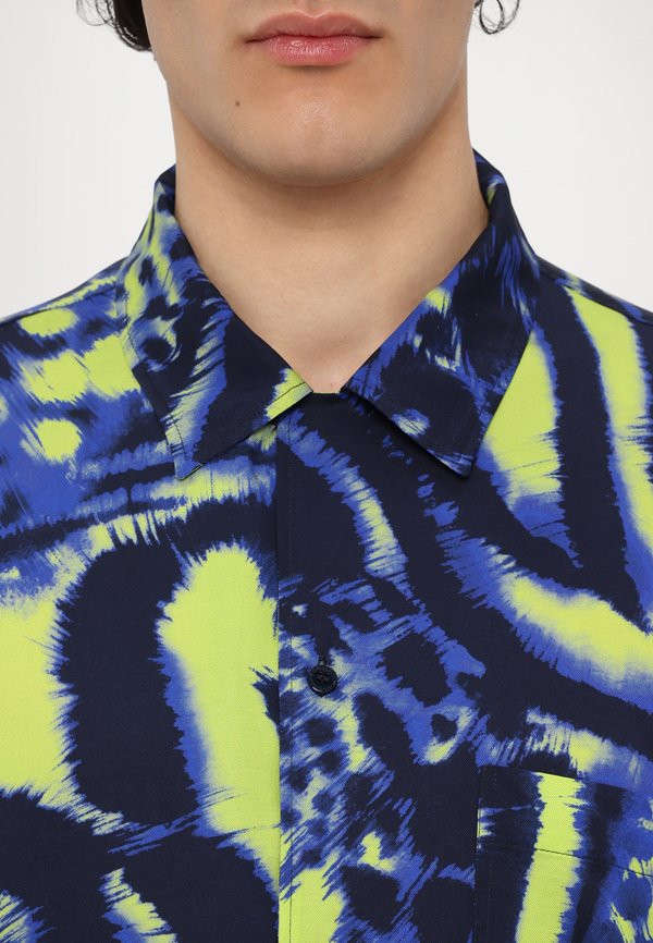 PRINT ANIMALIER - Shirt - blu2
