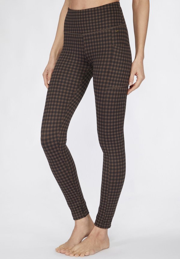 Leggings - Hosen - braun schwarz