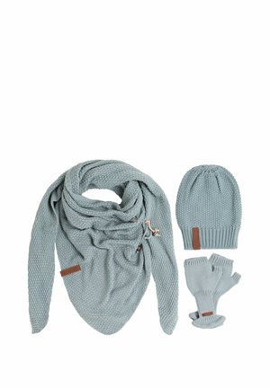 SET - Sjaal - stone green
