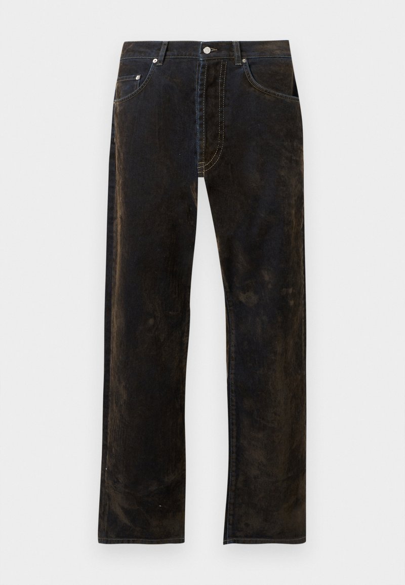 Aries Baggy jeans donkergroen
