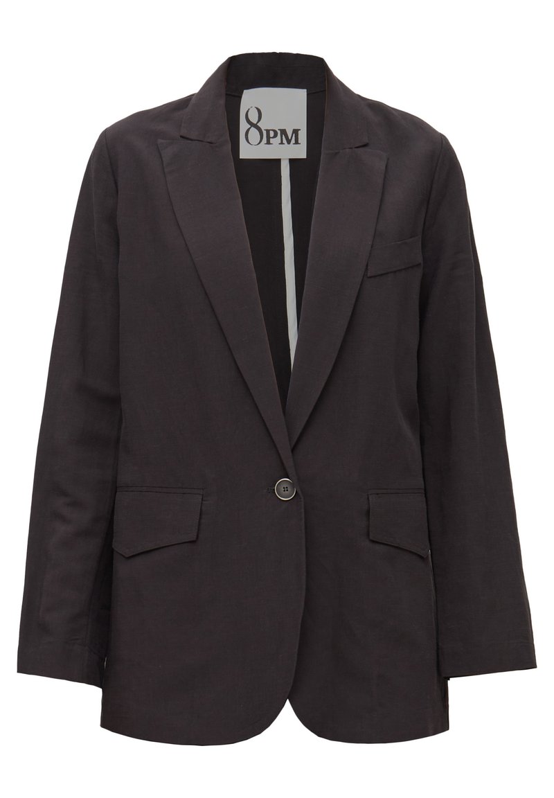 Damen Parkas | 8PM MIT LEINEN Kurzmantel nero/schwarz - OK57788 Damen Parkas | 8PM MIT LEINEN Kurzmantel nero/schwarz - OK57788