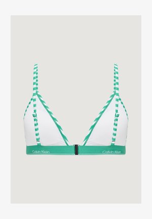 Calvin Klein Jeans, TRIANGLE LV00Q61208 - Bikini pezzo sopra - green
