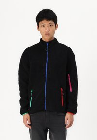 YOURTURN FLEECE JACKET UNISEX - Φλις πουλόβερ - black