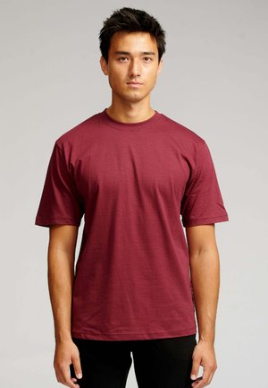 T-shirts basic - burgundy