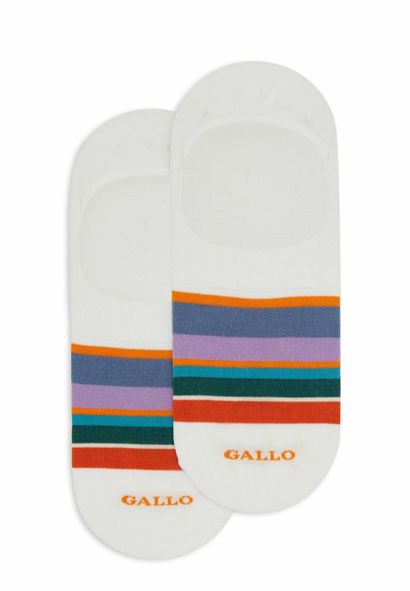 Gallo INVISIBLE WITH STRIPES - Calzini - bianco