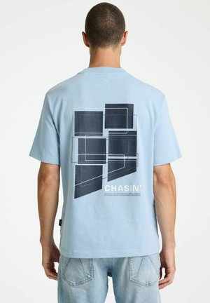 DEXX - Potiskana majica - light blue