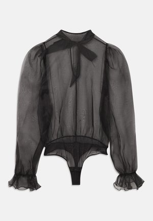 MAGIC TOUCH BODYSUIT  THONG - Pusero - black