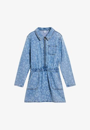 MINI WITH PRINT - Haljina od trapera - blue