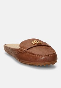 Lauren Ralph Lauren BARNSBURY PEBBLED LEATHER MULE - Iešļūcenes - tan