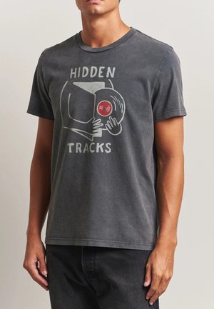 RAY HIDDEN - T-shirt con stampa - antracite
