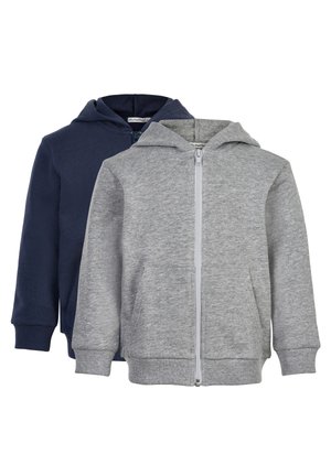 2-PACK - Sweat zippé - greymelange