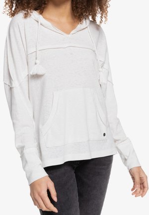 Sweat à capuche - mottled light grey