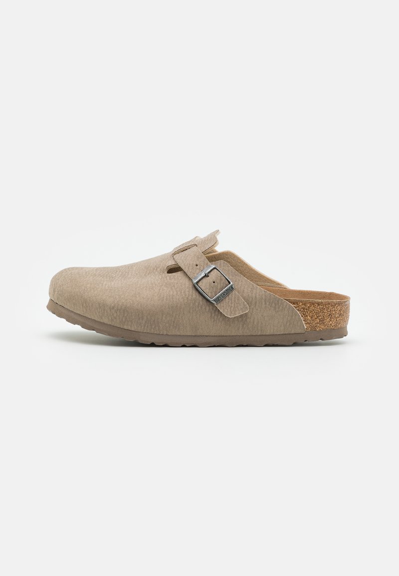 Birkenstock BOSTON REGULAR FIT Slippers desert dust gray taupe