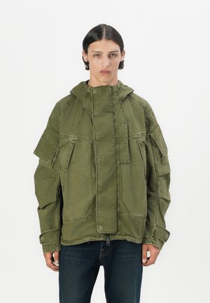 G-STAR Jachetă parka - overdye shadow olive gd