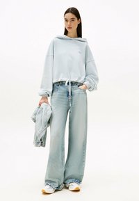 Tommy Jeans LOGO BOXY  - Hoodie - sweet blue