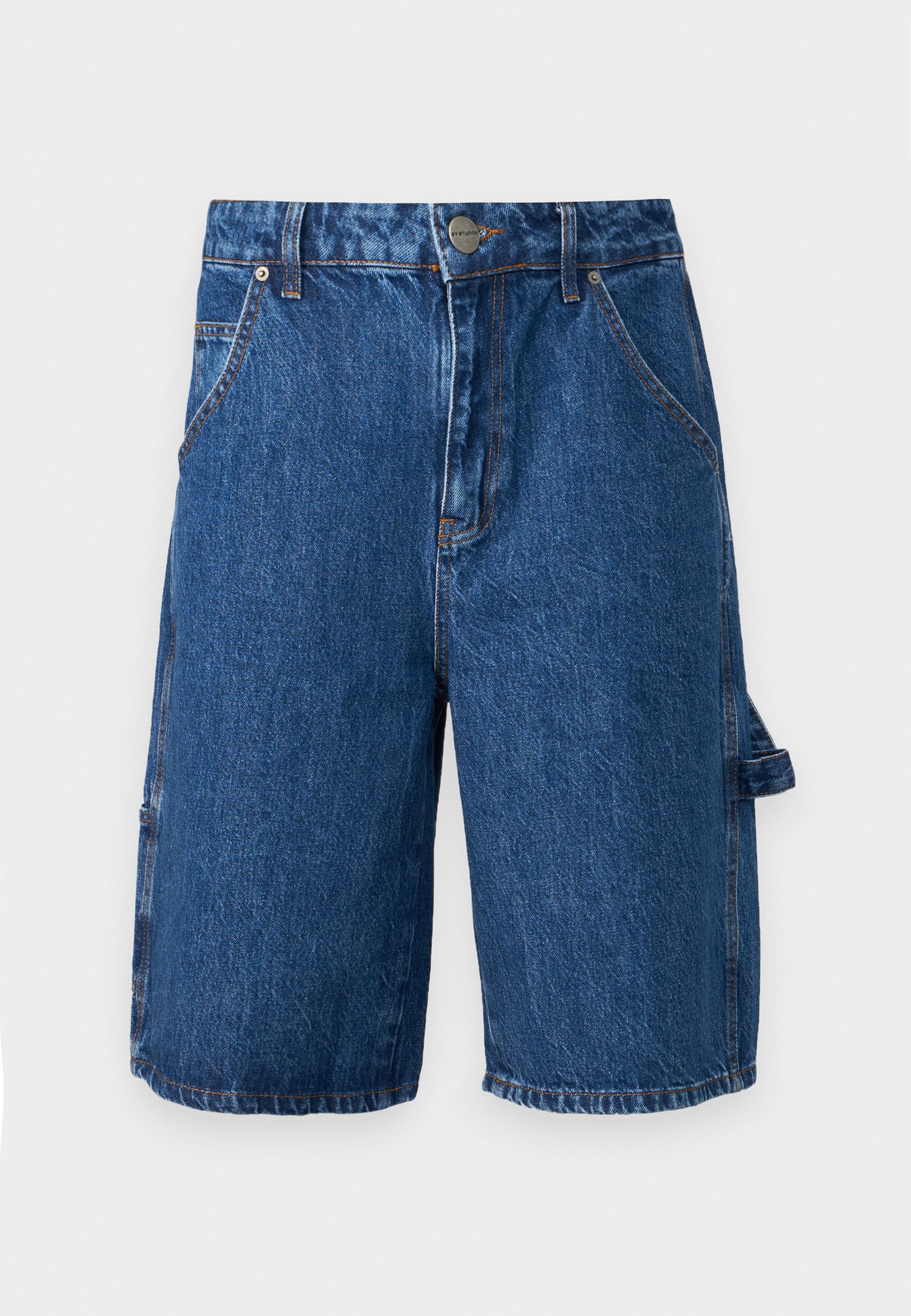 2Y Studios WORKER - Shorts vaqueros - mid blue/blue denim - Zalando.es