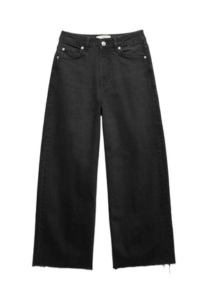 Marks & Spencer, HIGH WAISTED CROPPED - Wide leg - black