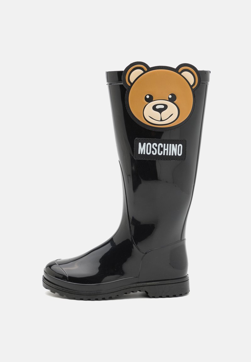 MOSCHINO UNISEX - Bottes en caoutchouc - black