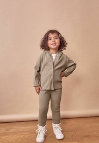 Next LONG SLEEVE BUTTON-UP AND SET - Cardigan - tan brown