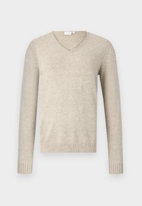 VIRIL V-NECK NOOS - Vesta - beige