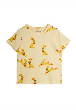 Mini Rodini, RABBITS UNISEX - T-shirts print - yellow