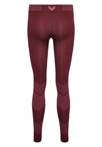 Hummel FIRST SEAMLESS  - Leggings - burgundy