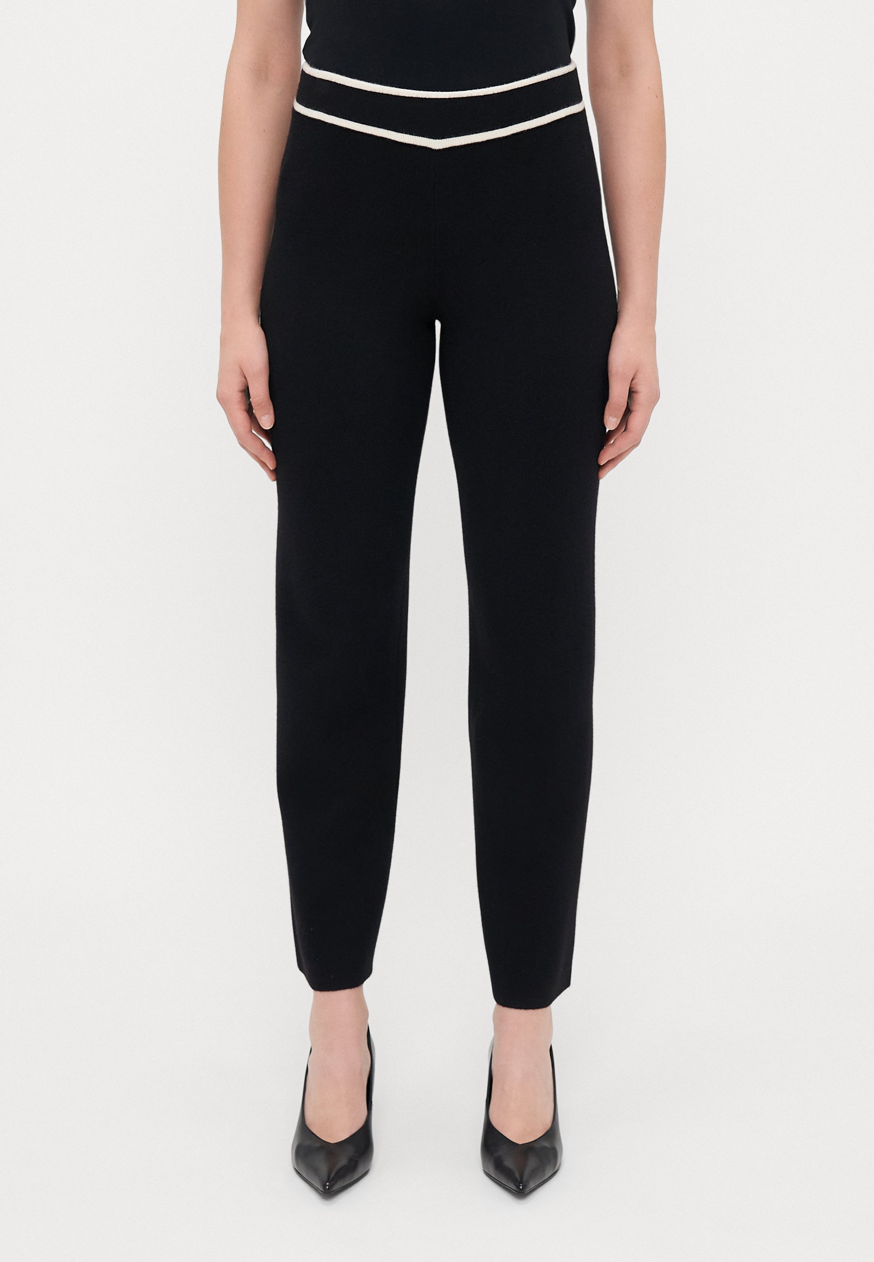 Vero Moda Tall VMEVA HR Loose Paperbag Pnt | Pantaloni Eleganti Uomo E Donna | Vita Alta Nero, M/T/36